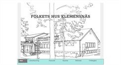 Desktop Screenshot of klemensnas-folketshus.se